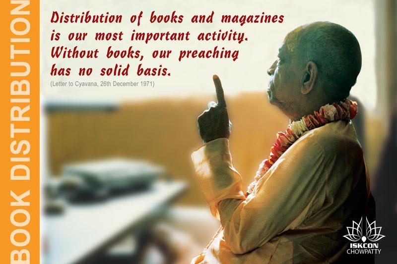 ISKCON Book Distribution Posters