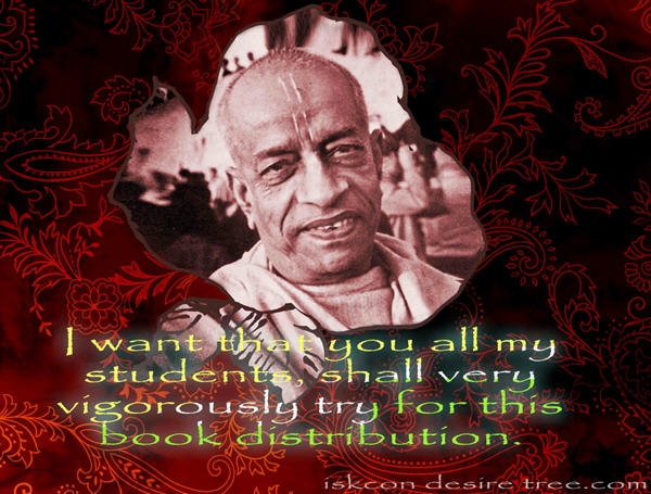 Srila Prabhupada Book Distribution