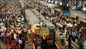 Book Distribution Mumbai Local Train