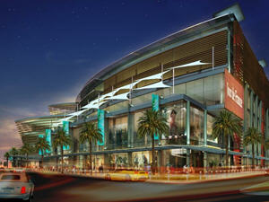 Car park at a mall in Mt Manganui, New Zealand