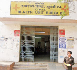 Book Distribution outside kurla railway station