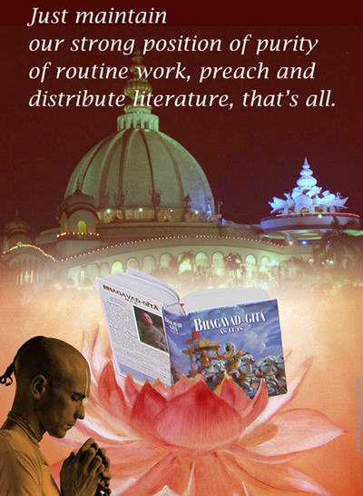 Distributing Prabhupada Books