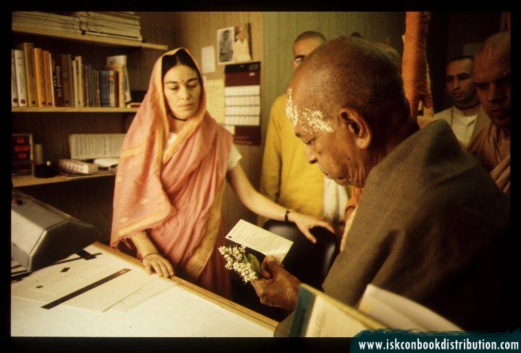 Srila Prabhupada at ISKCON Press