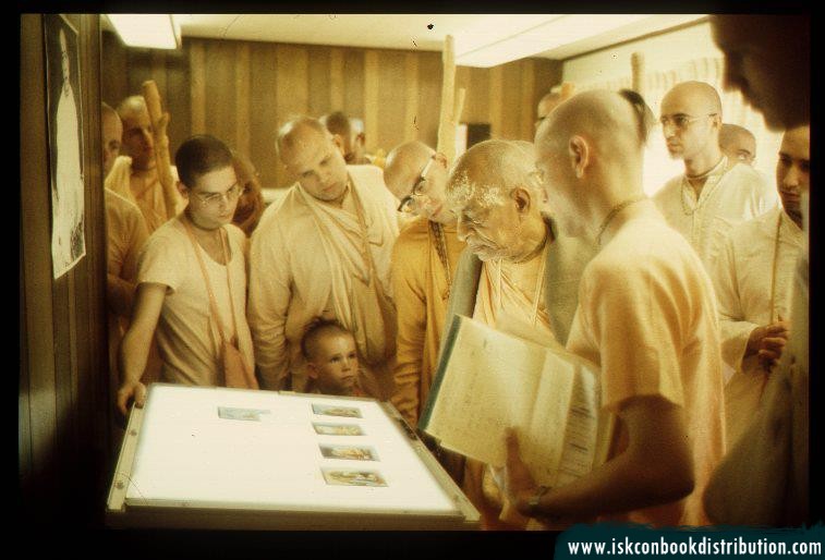 Srila Prabhupada at ISKCON Press