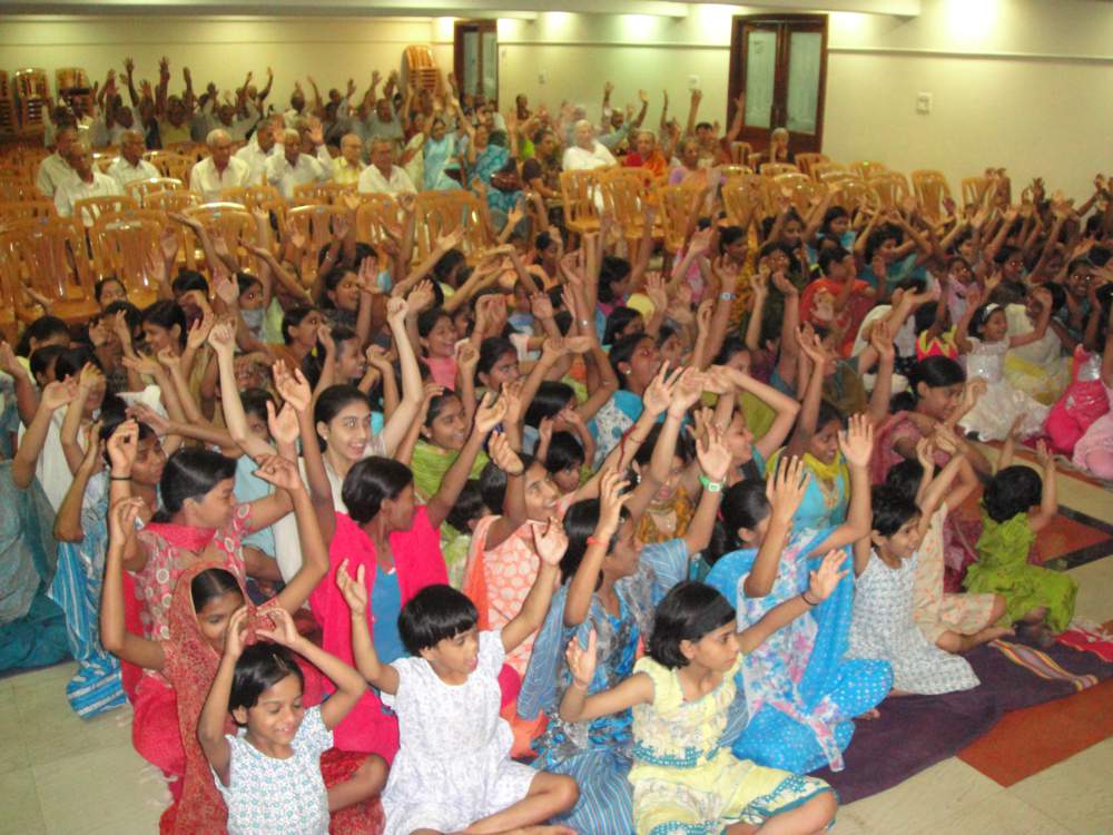 Children Chanting The Holy Name