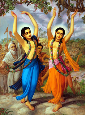 Lord Caitanya and Nityananda