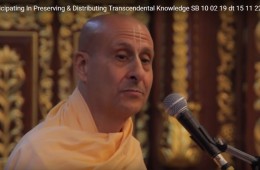 Participating In Preserving & Distributing Transcendental Knowledge SB 10 02 19 dt 15 11 22